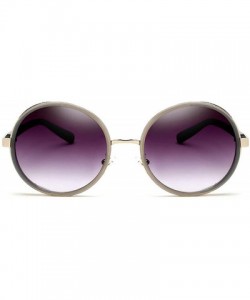 Goggle Gothic Steampunk Round Sunglasses Mujer Mirror Goggle Luxury Fashion Sun Glasses Women Vintage Oculos - CF198AIUTIC $2...