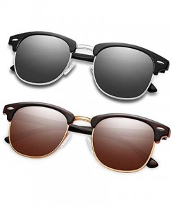 Sport Polarized Sunglasses Advanced Composite Protection - 2-brown+silver Grey - C518AOAU5MA $23.40