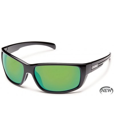 Sport Milestone Polarized Sunglass with Polycarbonate Lens - Black - C2128ZCDN7X $45.51