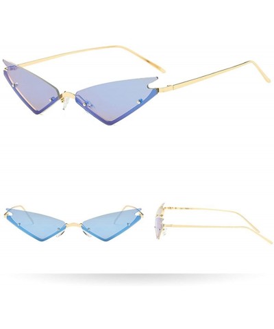 Square Women Men Fashion Vintage Irregular Sunglasses Eyewear Retro Glasses - A - CT18Q62HZMX $20.86