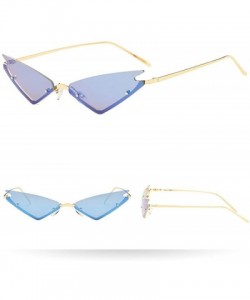 Square Women Men Fashion Vintage Irregular Sunglasses Eyewear Retro Glasses - A - CT18Q62HZMX $20.86