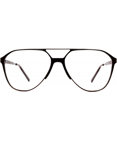 Aviator Eyeglasses 6018 Aviator Design - for Womens-Mens 100% UV PROTECTION - Brown - CP192TGSLM6 $59.01