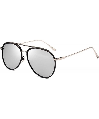 Rimless Polarized Sunglasses Street Style Fashion Round Frame Sunglasses Women - CI18X7Z5UMY $44.19