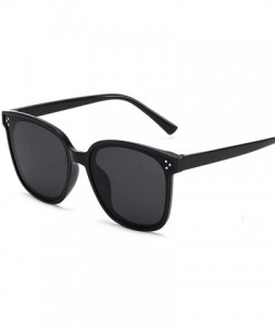 Oval Adult men's and women's sunglasses - Black Frame Multicolored Tablets - CG190MYYTUS $34.13