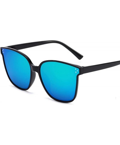 Oval Adult men's and women's sunglasses - Black Frame Multicolored Tablets - CG190MYYTUS $34.13