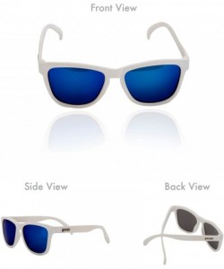 Oval OG Polarized Sunglasses Iced by Yetis/White/Blue Lens- One Size - Men's - CR120XV8RAL $69.00