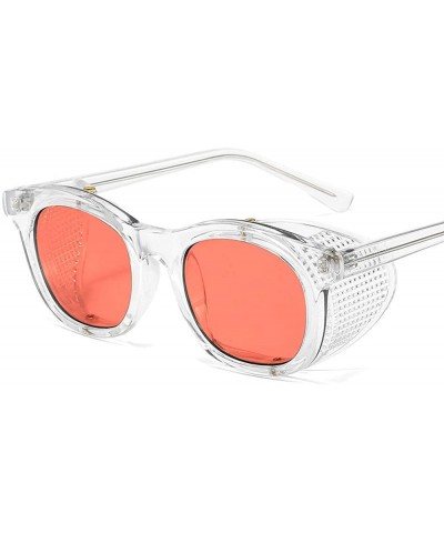 Round Ultralight Round Retro Sun Glasses Men Women 2020 Fashion Windproof Punk Sunglasses Outdoor Pilot Mens Goggle - C019349...