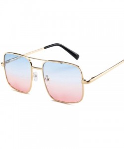 Goggle New Oversized Square Sunglasses Women Designer Frame Transparent Gradient Sun Glasses Female Feminino - CK198ZUO2KM $4...