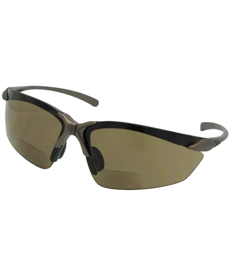 Sport Sports Bifocal Sunglasses Sleek Frame B39 - Copper Brown Frame-non Polarized Brown Lens - CI18C308YMI $17.34