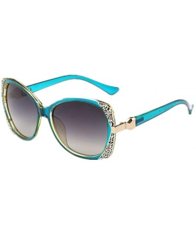 Wrap Women Classic UV400 Protection Sunglasses Sport Driving Sun Glasses Eyewear - Green - CR183M35KR4 $7.67