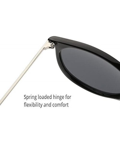 Wayfarer Wayfarer Sunglasses for Men womens Polarized Vintage Men`s Sun Glasses - Black - CK18E8T2C4N $11.44