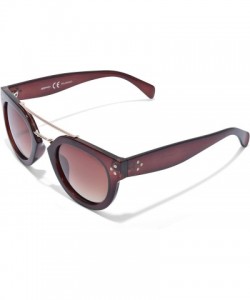 Wrap Ladies Acetate Designer Fashion Sunglasses Polarized UV lens - CW18UYLEL6N $19.06