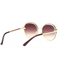 Aviator 2019 frameless new sunglasses - ladies diamond fashion frameless tide sunglasses - C - CL18SCYZ2EI $28.15