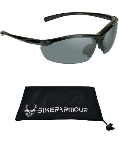 Rimless Quality TR90 Sunglasses Semi Rimless for Running- Golf- Cycling and Tennis - Black - C912EXJTQZP $18.98