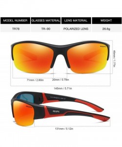 Sport ROUPAI Polarized Designer Fashion Sports Sunglasses for Baseball Cycling Fishing Golf TR78 Superlight Frame - CE18Q8KK7...