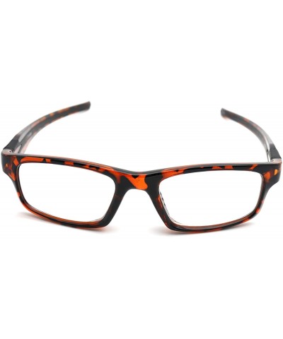 Rectangular Sports Double Injection Readers Flexie Reading Glasses size and color very - C718GUAD8LT $19.68