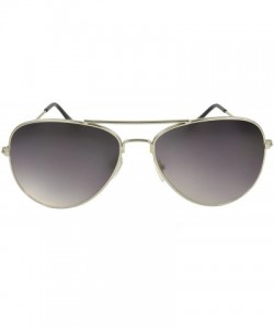 Aviator Silver Aviator Sunglasses Sport Capsule Gradient Lens - CL11N6ZD6KJ $11.57