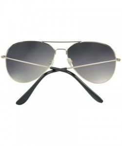 Aviator Silver Aviator Sunglasses Sport Capsule Gradient Lens - CL11N6ZD6KJ $11.57