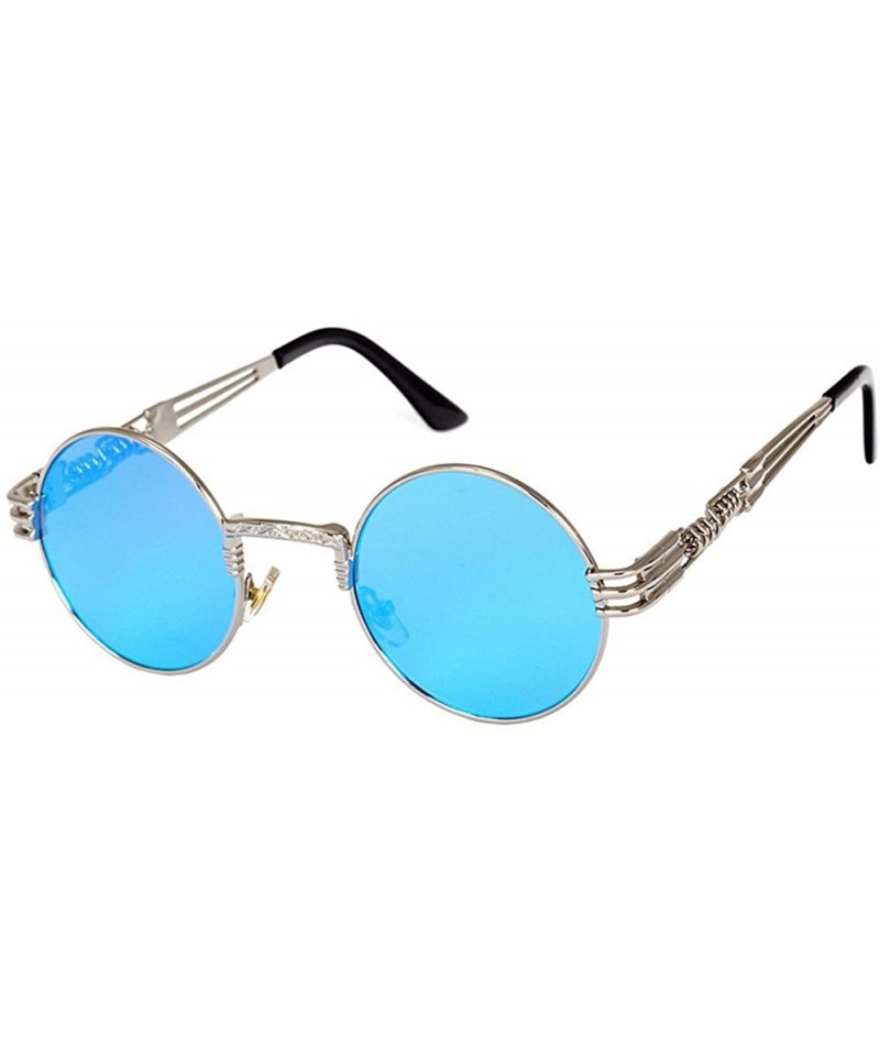 Aviator Men Women Sunglasses - UV Protection Outdoor Glasses Vintage Round Eyeglasses Fishing Activity Eyewear - E2 - CT194L2...