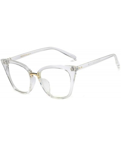 Cat Eye Classic Sunglasses Polarized Protection - White - CG198496XHQ $9.46