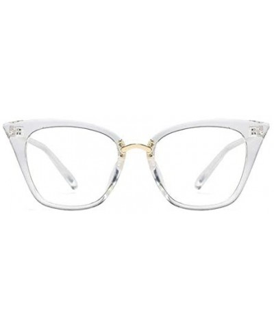 Cat Eye Classic Sunglasses Polarized Protection - White - CG198496XHQ $9.46