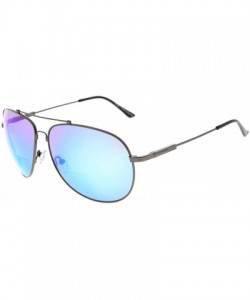 Rectangular Large Bifocal Sunglasses Polit Style Sunshine Readers with Bendable Memory Bridge and Arm - CT18035UY87 $20.74