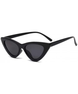 Cat Eye Sunglasses Triangle Vintage Ladies Glasses - C7red - CO199EK9RRQ $17.53