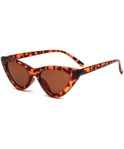 Cat Eye Sunglasses Triangle Vintage Ladies Glasses - C7red - CO199EK9RRQ $17.53