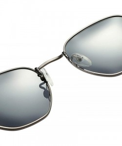 Oversized HD TAC Vintage Classic Polarized Sunglasses for Men Women around Rectangular Designer Style UV400 Protection - G - ...