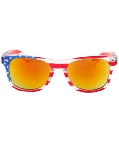 Wayfarer American Patriotic American Flag USA Wayfarer Sunglasses - American Flag - CU18DQ5Y6I5 $13.34