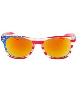 Wayfarer American Patriotic American Flag USA Wayfarer Sunglasses - American Flag - CU18DQ5Y6I5 $13.34