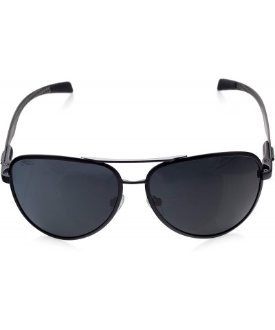 Aviator Men's Aviator TAC Polarized Designer Sunglasses with Carbon Fiber Temple- 100% UV BLOCK- 14103 - C912KWQYLX5 $32.18