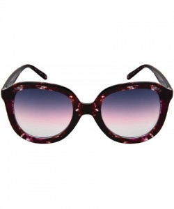 Square Classic Women Square Plastic Sunglasses w/Tinted Lens 34122P-KGM - Purple Tortoise Frame/Grey-pink Lens - C318C4HGSDI ...