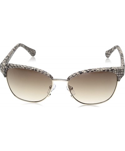 Cat Eye Women's Zianna Cat-Eye Sunglasses - Brown/Green - 58 mm - C4120TFYFTJ $40.73