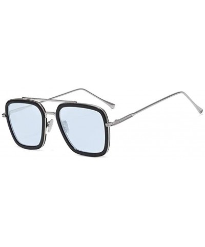Square Edith glasses left by Stark to little spider.Retro square sunglasses for men's metal frame classic. - CC19629NATT $20.50