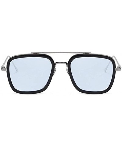 Square Edith glasses left by Stark to little spider.Retro square sunglasses for men's metal frame classic. - CC19629NATT $7.69