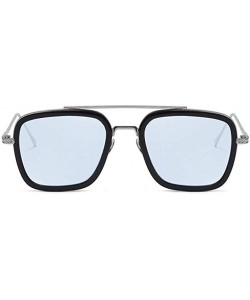 Square Edith glasses left by Stark to little spider.Retro square sunglasses for men's metal frame classic. - CC19629NATT $7.69