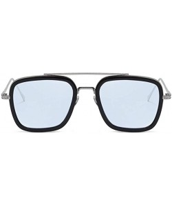 Square Edith glasses left by Stark to little spider.Retro square sunglasses for men's metal frame classic. - CC19629NATT $7.69