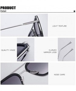 Square Edith glasses left by Stark to little spider.Retro square sunglasses for men's metal frame classic. - CC19629NATT $7.69