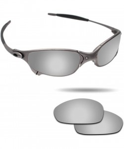 Aviator Replacement Lenses Juliet Sunglasses - Various Colors - Metallic Silver - Anti4s Mirror Polarized - CM188HL5O62 $11.52