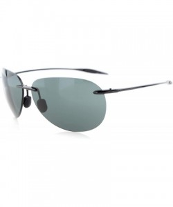 Rimless Rimless Sunglasses TR90 Unbreakable Trogamidcx Nylon Lens Pilot Style - G15 - CM12MAUQLQ2 $31.66