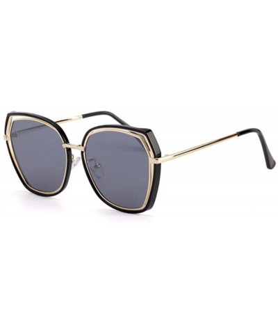 Aviator Sunglasses Hollow Film Sunglasses Women's Polarizing Sunglasses - E - CE18QO9EML0 $45.25