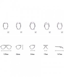 Aviator Sunglasses Hollow Film Sunglasses Women's Polarizing Sunglasses - E - CE18QO9EML0 $45.25
