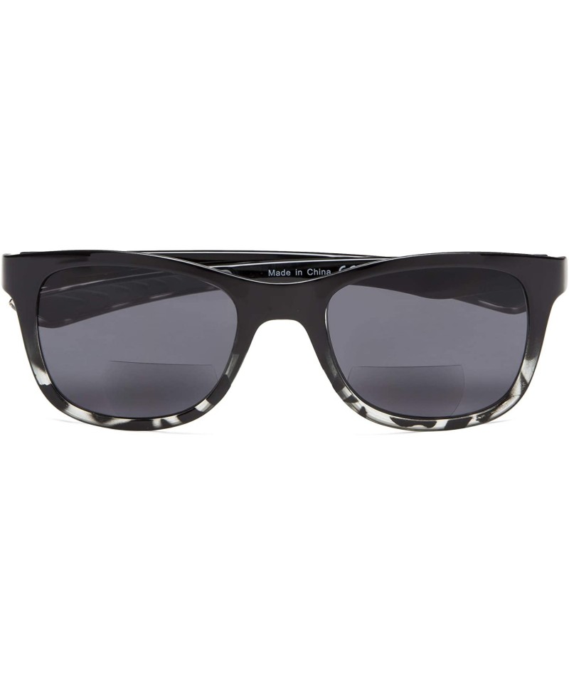 Sport Bifocal Sunglasses Vintage 80's Classic Reading Sunglasses - Black-clear - C618NR4XZSQ $10.86