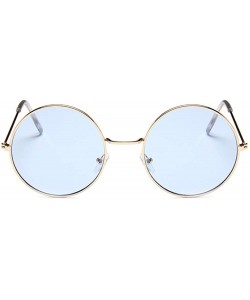 Round Vintage Women Men Round Sunglasses for Outdoor Women Men Retro sunglasses Eyewear for Travel Shopping - CZ18NENK5RK $17.19