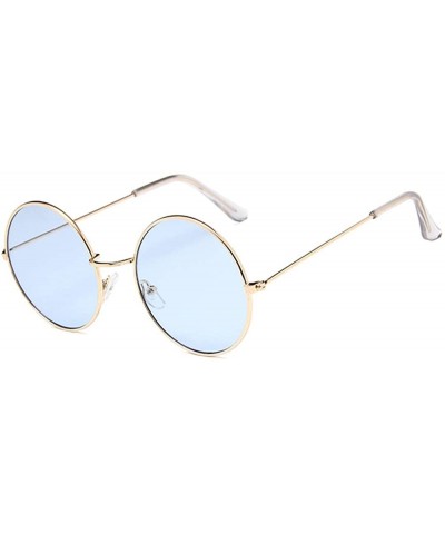 Round Vintage Women Men Round Sunglasses for Outdoor Women Men Retro sunglasses Eyewear for Travel Shopping - CZ18NENK5RK $17.19