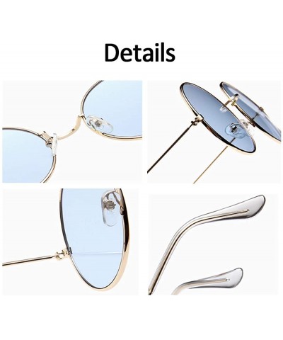 Round Vintage Women Men Round Sunglasses for Outdoor Women Men Retro sunglasses Eyewear for Travel Shopping - CZ18NENK5RK $17.19