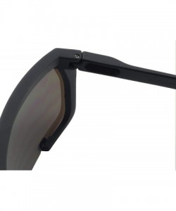 Goggle Oversized Super Shield Colorful Mirrored Lens Sunglasses Retro Flat Top 80's Frame - CO194ZTQ5TE $14.95