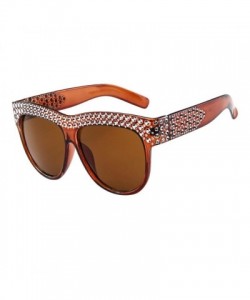 Sport Fashion Polarized Sunglasses for Women Men Classic Style 100% UV Protection Diamond Sunglasses (F) - F - C518EK4O7G0 $6.70