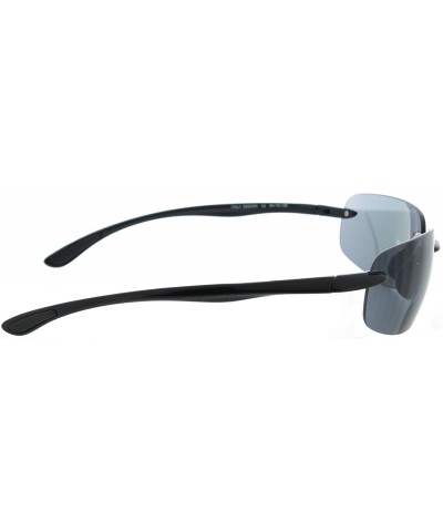 Semi-rimless Island Bifocal Sunglasses Rimless Readers - Non-polarized Black Frame/Smoke Lens - CB11JEHUFVL $20.84